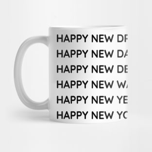 Happy New Year Quotes Mug